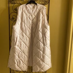 H&M Women Sleeveless Quilt Coat Size XXL